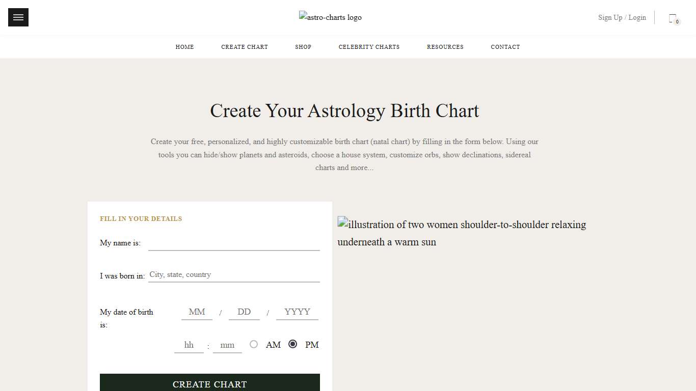 Free Astrology Birth Chart